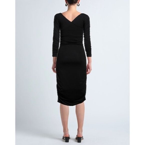 BAUM UND PFERDGARTEN Black Midi dresses Size S - Picture 2 of 10